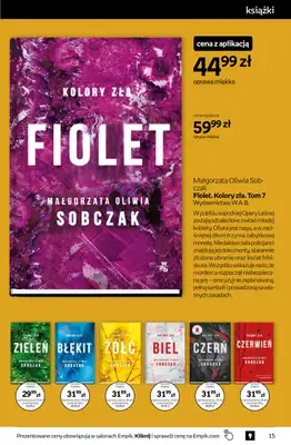 Empik - gazetka promocyjna Tom kultury: książki od środy 17.06 do wtorku 30.06 - strona 15