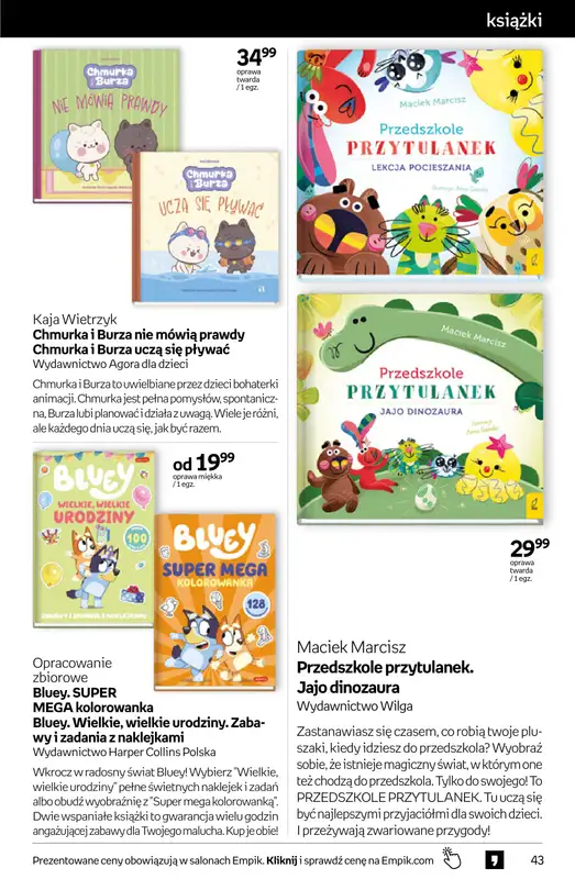 Empik - gazetka promocyjna Tom kultury: książki od środy 17.06 do wtorku 30.06 - strona 43