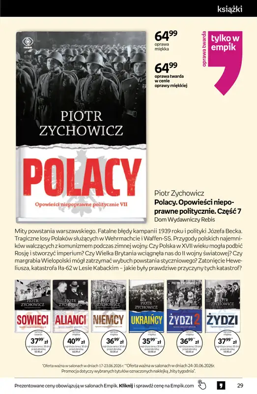 Empik - gazetka promocyjna Tom kultury: książki od środy 17.06 do wtorku 30.06 - strona 29