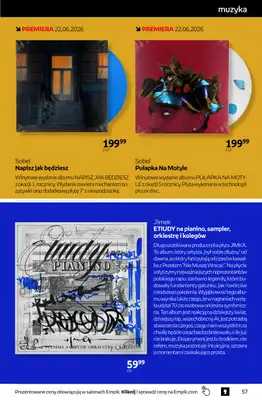 Empik - gazetka promocyjna Tom kultury: muzyka od środy 17.06 do wtorku 30.06 - strona 6