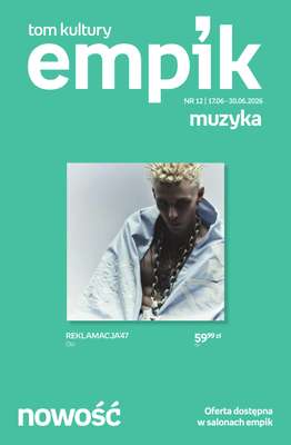 Empik - gazetka promocyjna Tom kultury: muzyka od środy 17.06 do wtorku 30.06
