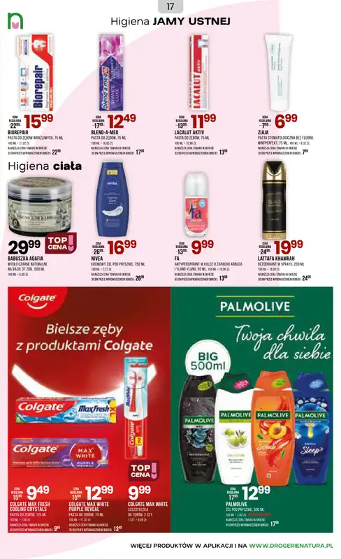 Drogerie Natura - gazetka promocyjna Gazetka od środy 17.06 do poniedziałku 06.07 - strona 17
