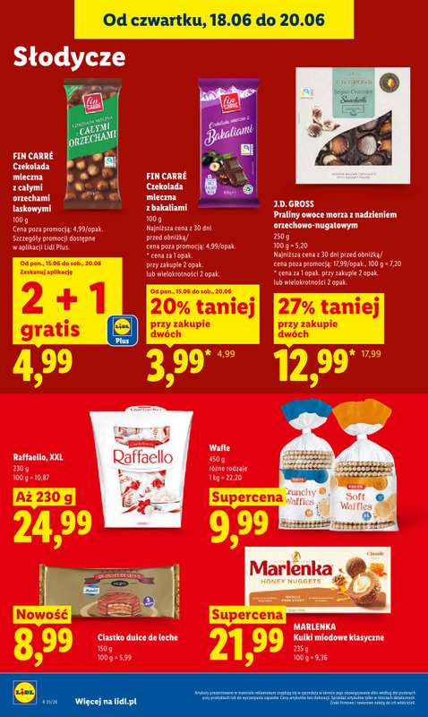 Lidl - gazetka promocyjna Oferta od czwartku od czwartku 18.06 do soboty 20.06 - strona 74