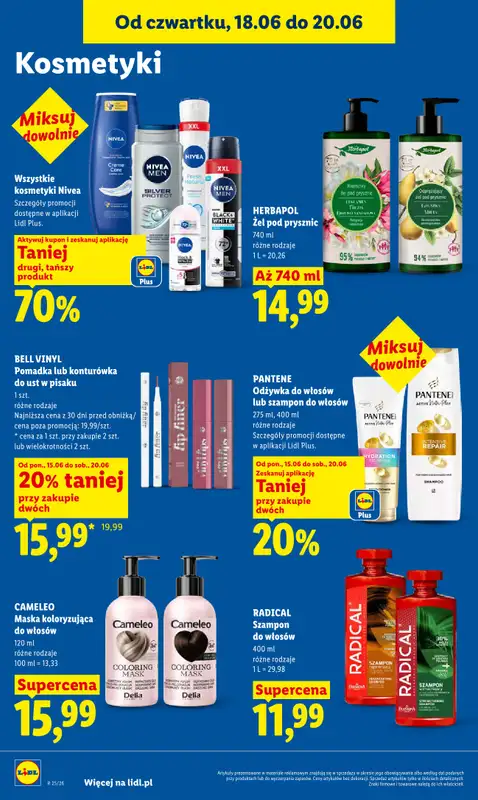 Lidl - gazetka promocyjna Oferta od czwartku od czwartku 18.06 do soboty 20.06 - strona 82