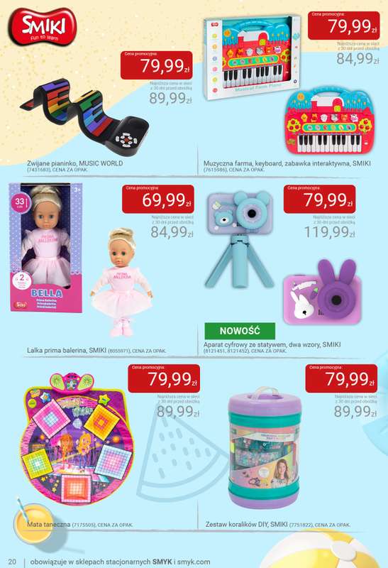 Smyk - gazetka promocyjna Katalog LATO 2026 od wtorku 16.06 do poniedziałku 29.06 - strona 20