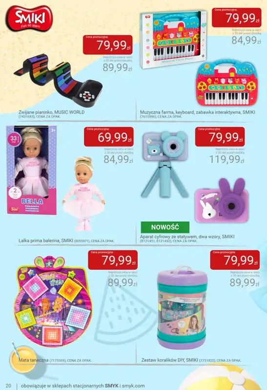 Smyk - gazetka promocyjna Katalog LATO 2026 od wtorku 16.06 do poniedziałku 29.06 - strona 20