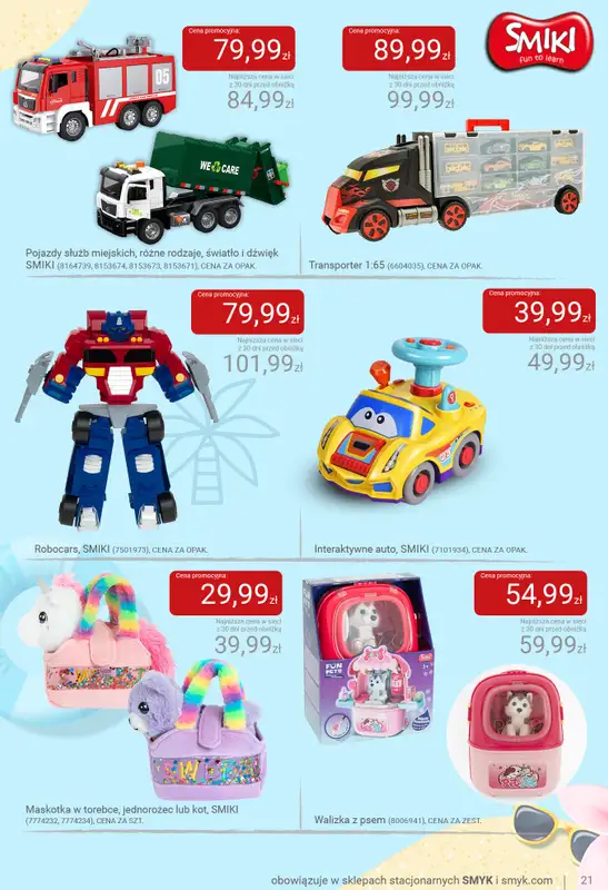 Smyk - gazetka promocyjna Katalog LATO 2026 od wtorku 16.06 do poniedziałku 29.06 - strona 21