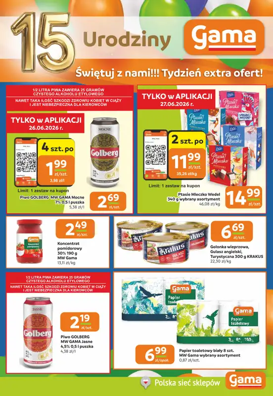 Gama - gazetka promocyjna Gazetka od czwartku 18.06 do wtorku 30.06 - strona 9
