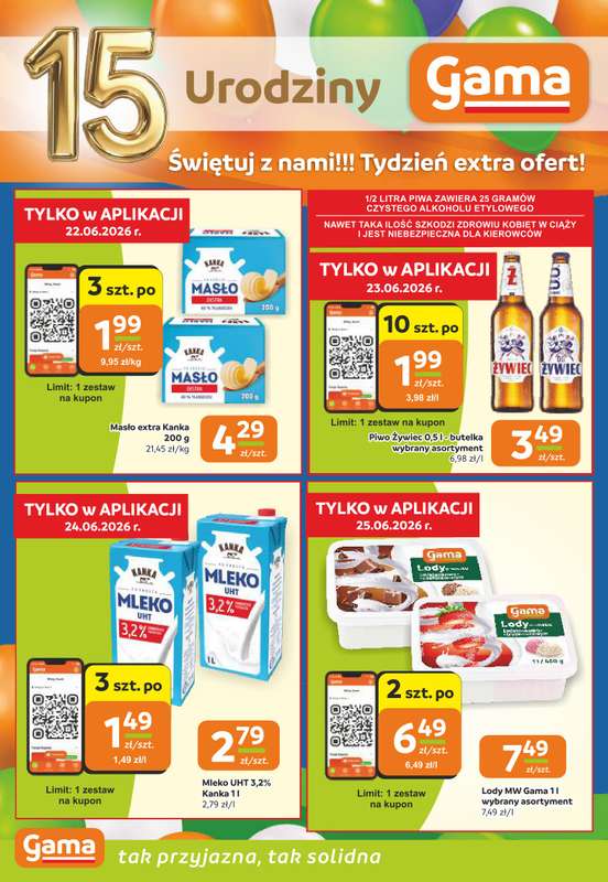 Gama - gazetka promocyjna Gazetka od czwartku 18.06 do wtorku 30.06 - strona 8
