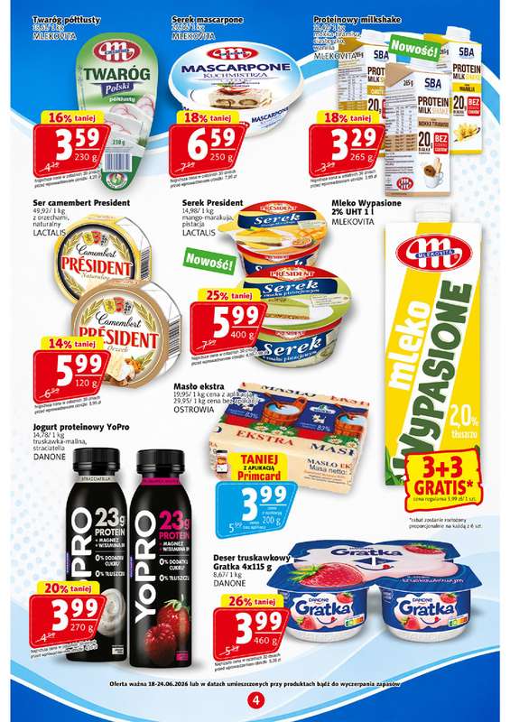 Prim Market - gazetka promocyjna Gazetka od czwartku 18.06 do środy 24.06 - strona 4