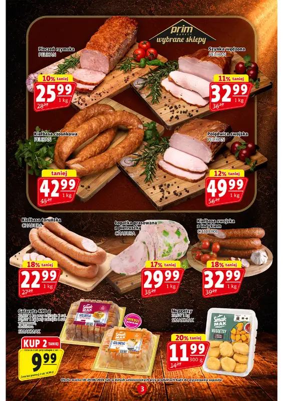 Prim Market - gazetka promocyjna Gazetka od czwartku 18.06 do środy 24.06 - strona 3