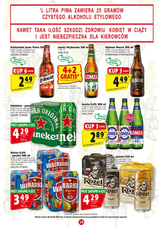 Prim Market - gazetka promocyjna Gazetka od czwartku 18.06 do środy 24.06 - strona 14