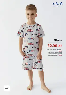 5.10.15 - gazetka promocyjna PIŻAMY dziecięce do -50% taniej! od środy 17.06  - strona 10