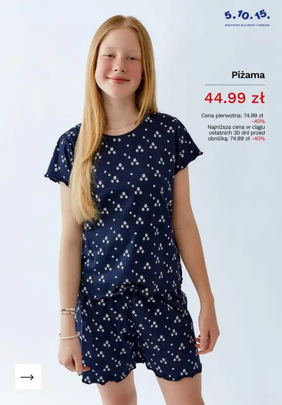 5.10.15 - gazetka promocyjna PIŻAMY dziecięce do -50% taniej! od środy 17.06  - strona 3