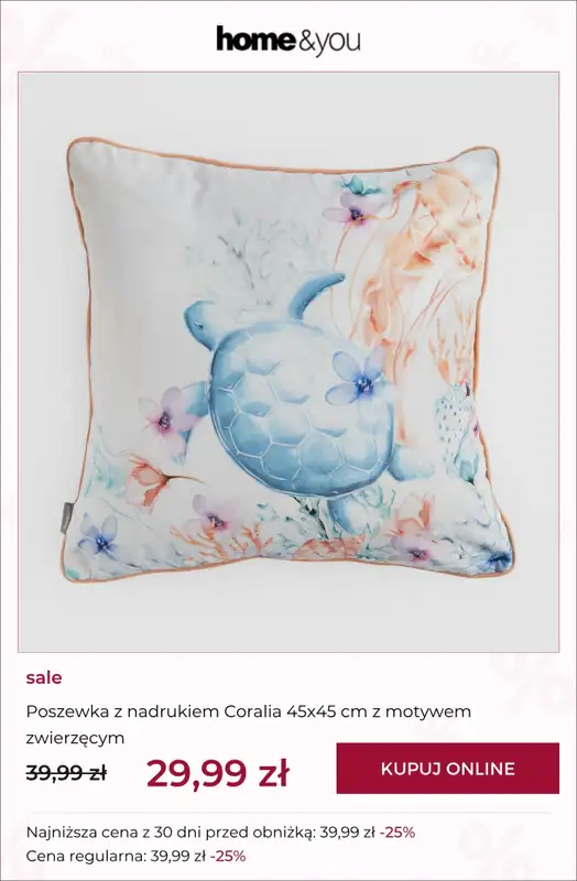 home&you - gazetka promocyjna SALE: kolekcje letnie od środy 17.06 do piątku 26.06 - strona 12