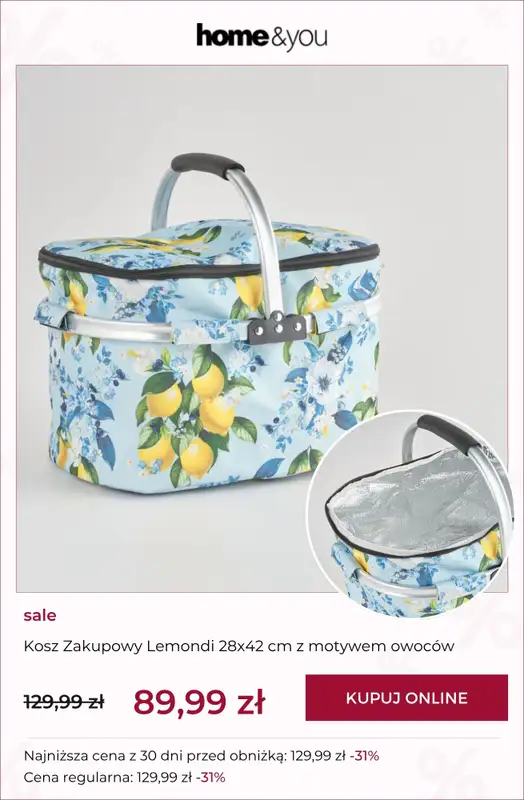 home&you - gazetka promocyjna SALE: kolekcje letnie od środy 17.06 do piątku 26.06 - strona 7