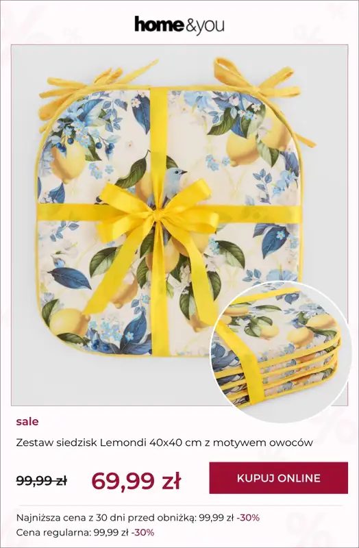 home&you - gazetka promocyjna SALE: kolekcje letnie od środy 17.06 do piątku 26.06 - strona 8