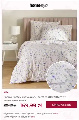 home&you - gazetka promocyjna SALE: sypialnia od środy 17.06 do piątku 26.06 - strona 12