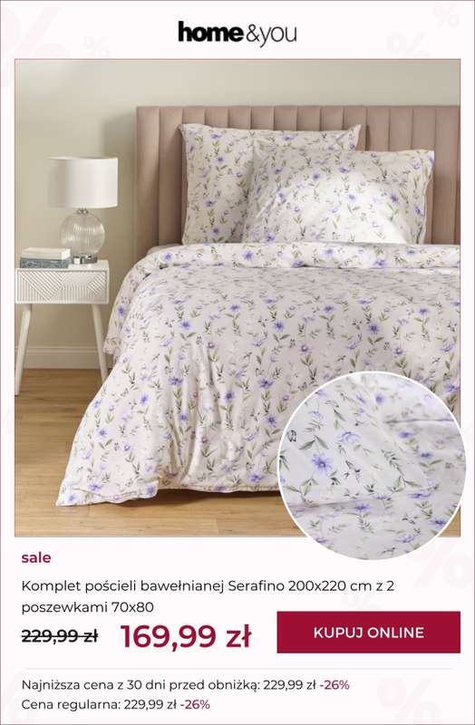 home&you - gazetka promocyjna SALE: sypialnia od środy 17.06 do piątku 26.06 - strona 12