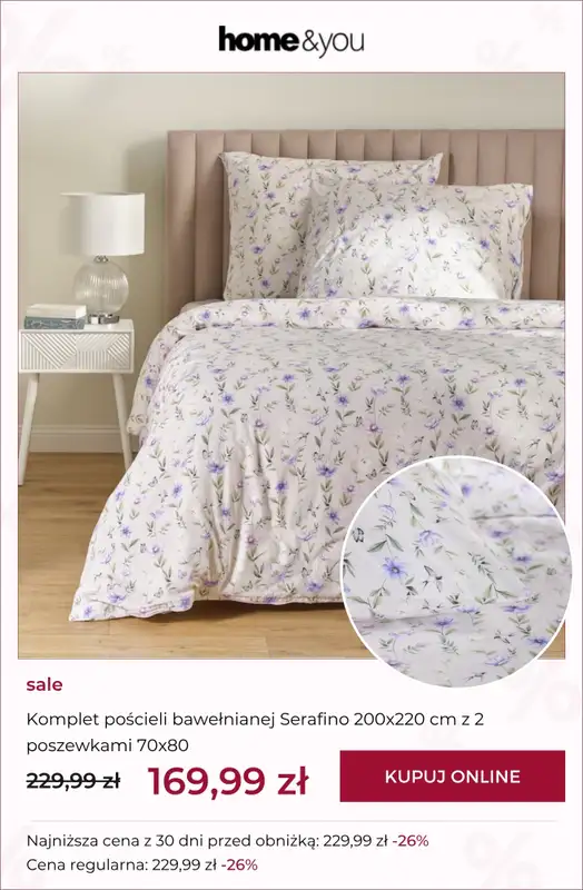 home&you - gazetka promocyjna SALE: sypialnia od środy 17.06 do piątku 26.06 - strona 12