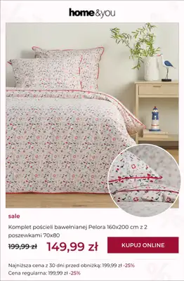 home&you - gazetka promocyjna SALE: sypialnia od środy 17.06 do piątku 26.06 - strona 8
