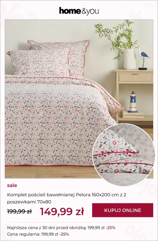 home&you - gazetka promocyjna SALE: sypialnia od środy 17.06 do piątku 26.06 - strona 8
