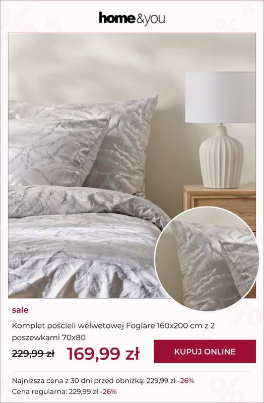 home&you - gazetka promocyjna SALE: sypialnia od środy 17.06 do piątku 26.06 - strona 14