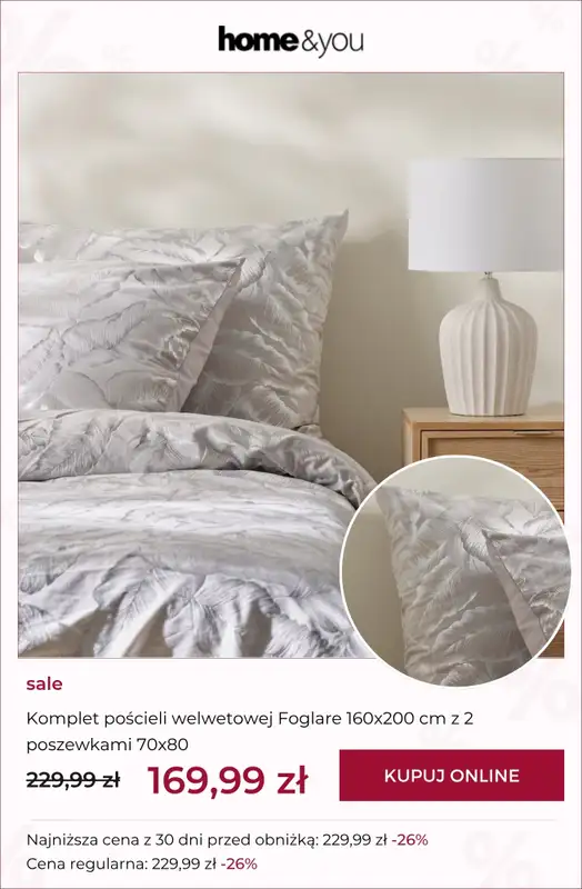 home&you - gazetka promocyjna SALE: sypialnia od środy 17.06 do piątku 26.06 - strona 14