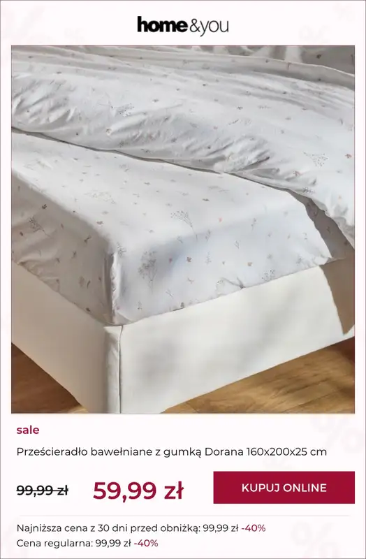 home&you - gazetka promocyjna SALE: sypialnia od środy 17.06 do piątku 26.06 - strona 17