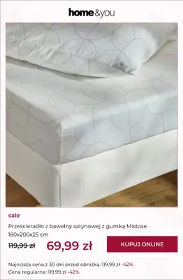 home&you - gazetka promocyjna SALE: sypialnia od środy 17.06 do piątku 26.06 - strona 16