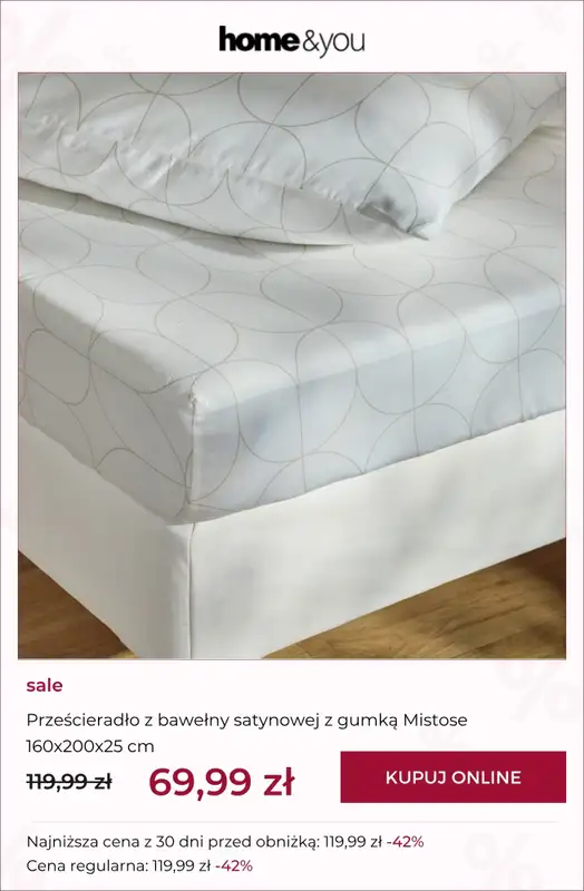home&you - gazetka promocyjna SALE: sypialnia od środy 17.06 do piątku 26.06 - strona 16
