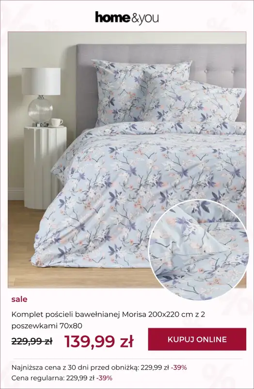 home&you - gazetka promocyjna SALE: sypialnia od środy 17.06 do piątku 26.06 - strona 13