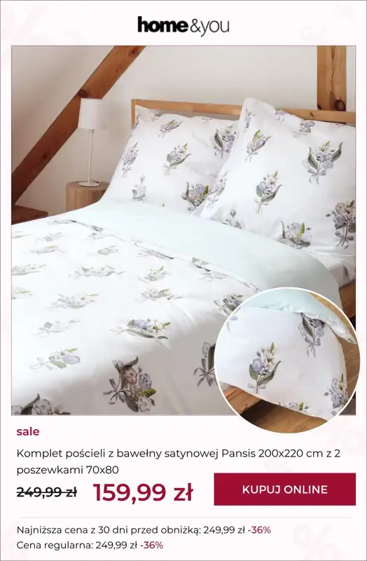 home&you - gazetka promocyjna SALE: sypialnia od środy 17.06 do piątku 26.06 - strona 9