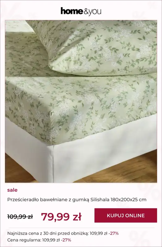 home&you - gazetka promocyjna SALE: sypialnia od środy 17.06 do piątku 26.06 - strona 20