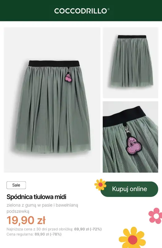 Coccodrillo - gazetka promocyjna SALE - wybrane produkty w niższych cenach od czwartku 18.06 do poniedziałku 29.06 - strona 5