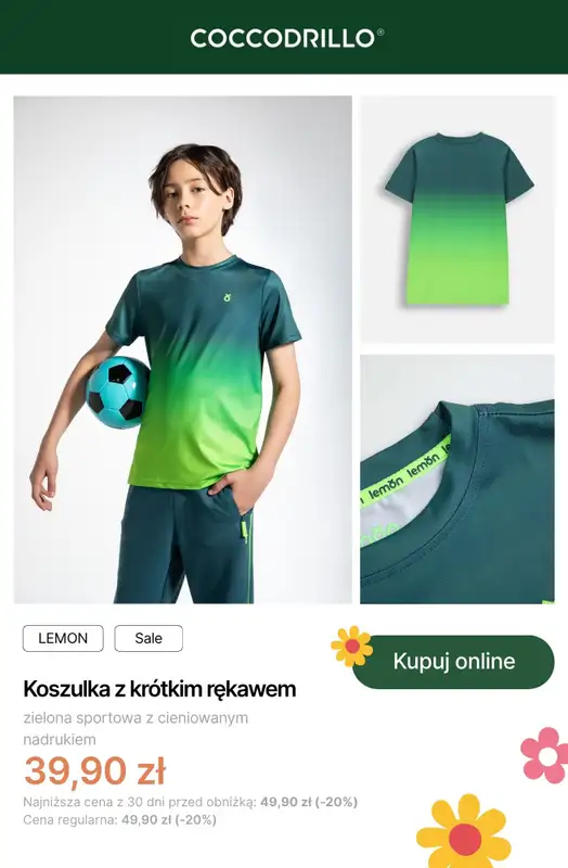 Coccodrillo - gazetka promocyjna SALE - wybrane produkty w niższych cenach od czwartku 18.06 do poniedziałku 29.06 - strona 8