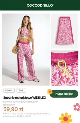 Coccodrillo - gazetka promocyjna SALE - wybrane produkty w niższych cenach od czwartku 18.06 do poniedziałku 29.06 - strona 9