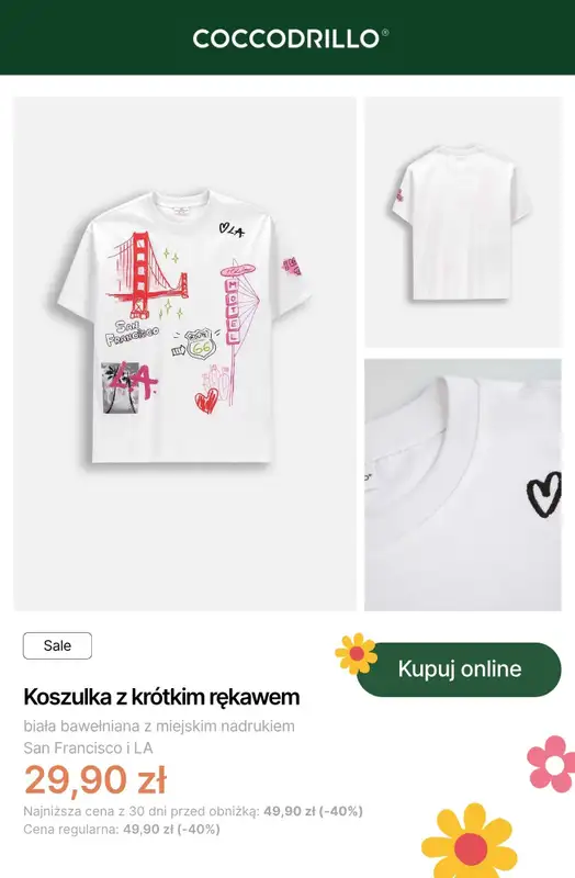 Coccodrillo - gazetka promocyjna SALE - wybrane produkty w niższych cenach od czwartku 18.06 do poniedziałku 29.06 - strona 4