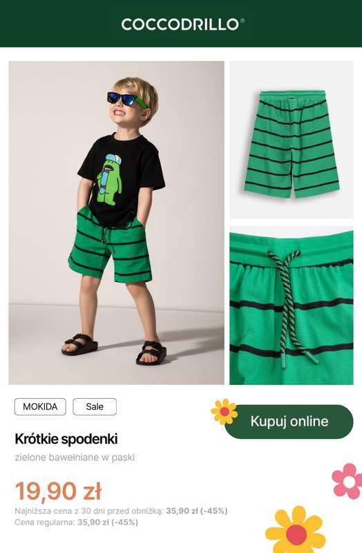 Coccodrillo - gazetka promocyjna SALE - wybrane produkty w niższych cenach od czwartku 18.06 do poniedziałku 29.06 - strona 3
