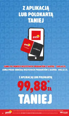 POLOmarket - gazetka promocyjna Kupuj taniej z POLOappką od środy 17.06 do wtorku 23.06 - strona 22