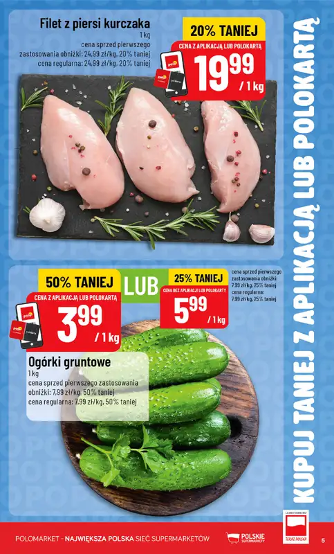 POLOmarket - gazetka promocyjna Kupuj taniej z POLOappką od środy 17.06 do wtorku 23.06 - strona 5