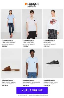 Lounge by Zalando - gazetka promocyjna Do -79% KARL LAGERFELD od środy 17.06 do soboty 20.06 - strona 12