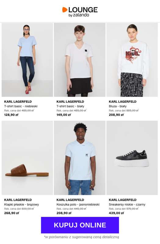 Lounge by Zalando - gazetka promocyjna Do -79% KARL LAGERFELD od środy 17.06 do soboty 20.06 - strona 12