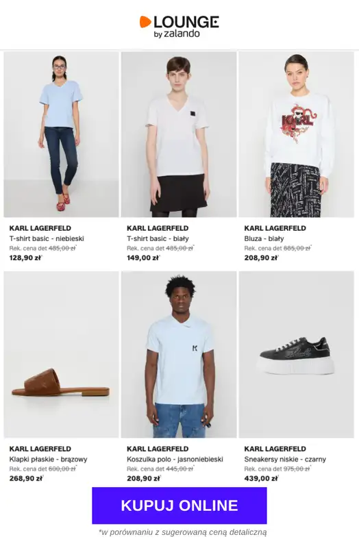 Lounge by Zalando - gazetka promocyjna Do -79% KARL LAGERFELD od środy 17.06 do soboty 20.06 - strona 12