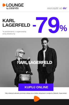 Lounge by Zalando - gazetka promocyjna Do -79% KARL LAGERFELD od środy 17.06 do soboty 20.06