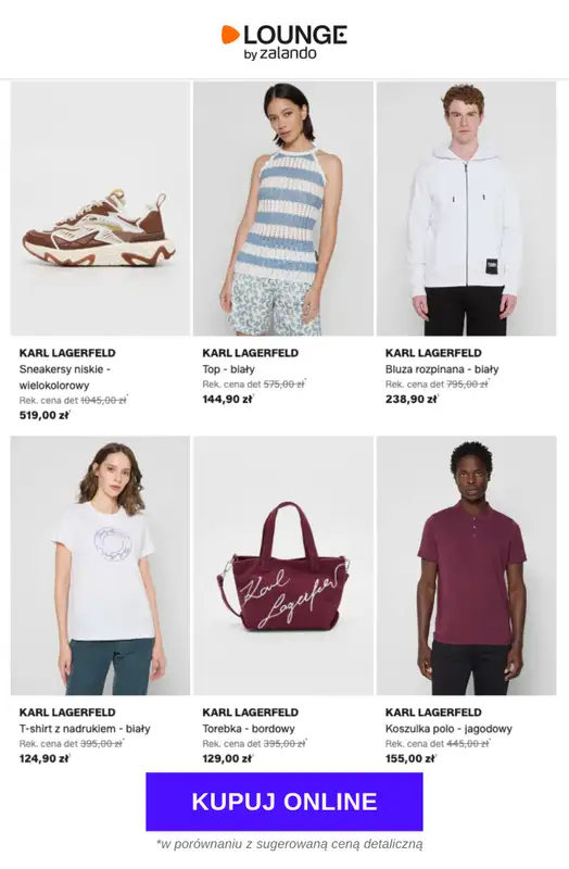 Lounge by Zalando - gazetka promocyjna Do -79% KARL LAGERFELD od środy 17.06 do soboty 20.06 - strona 10