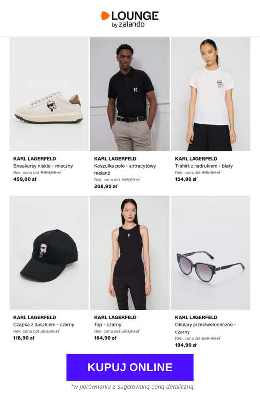Lounge by Zalando - gazetka promocyjna Do -79% KARL LAGERFELD od środy 17.06 do soboty 20.06 - strona 4