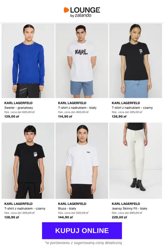 Lounge by Zalando - gazetka promocyjna Do -79% KARL LAGERFELD od środy 17.06 do soboty 20.06 - strona 5