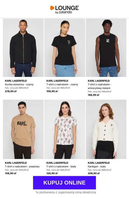 Lounge by Zalando - gazetka promocyjna Do -79% KARL LAGERFELD od środy 17.06 do soboty 20.06 - strona 7