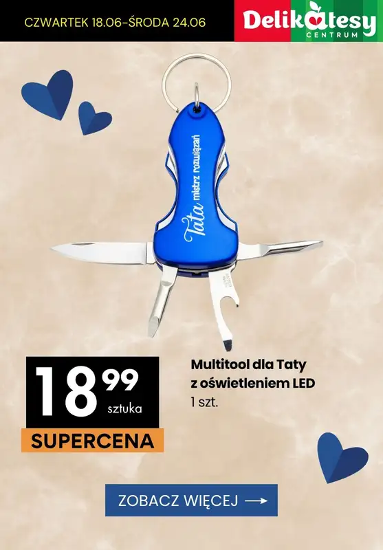 Delikatesy Centrum - gazetka promocyjna Prezenty na DZIEŃ OJCA od czwartku 18.06 do środy 24.06 - strona 5